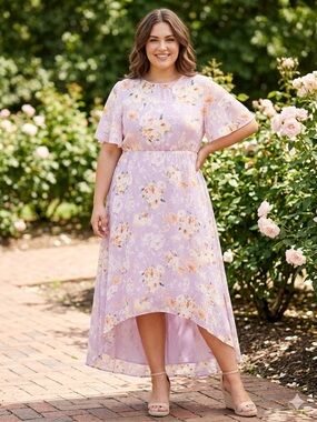 JJs House Pale Lavender Dress with Branded Label